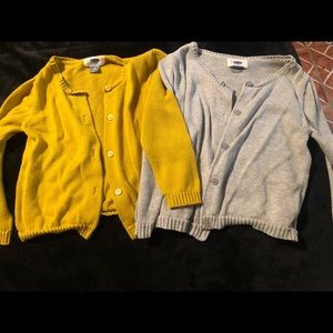 (2) toddler girl cardigans from old navy